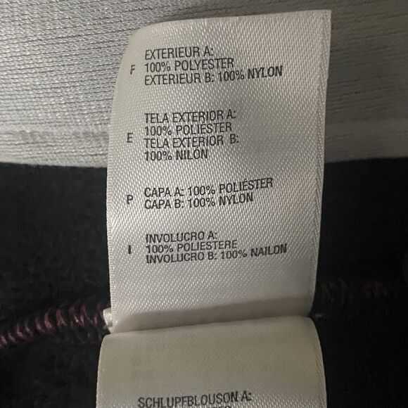 The North Face Womens Size Medium TKA 200 Full Zip Fleece Jacket Pink Black - Picture 14 of 14